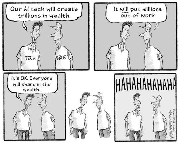 Cartoon commentary